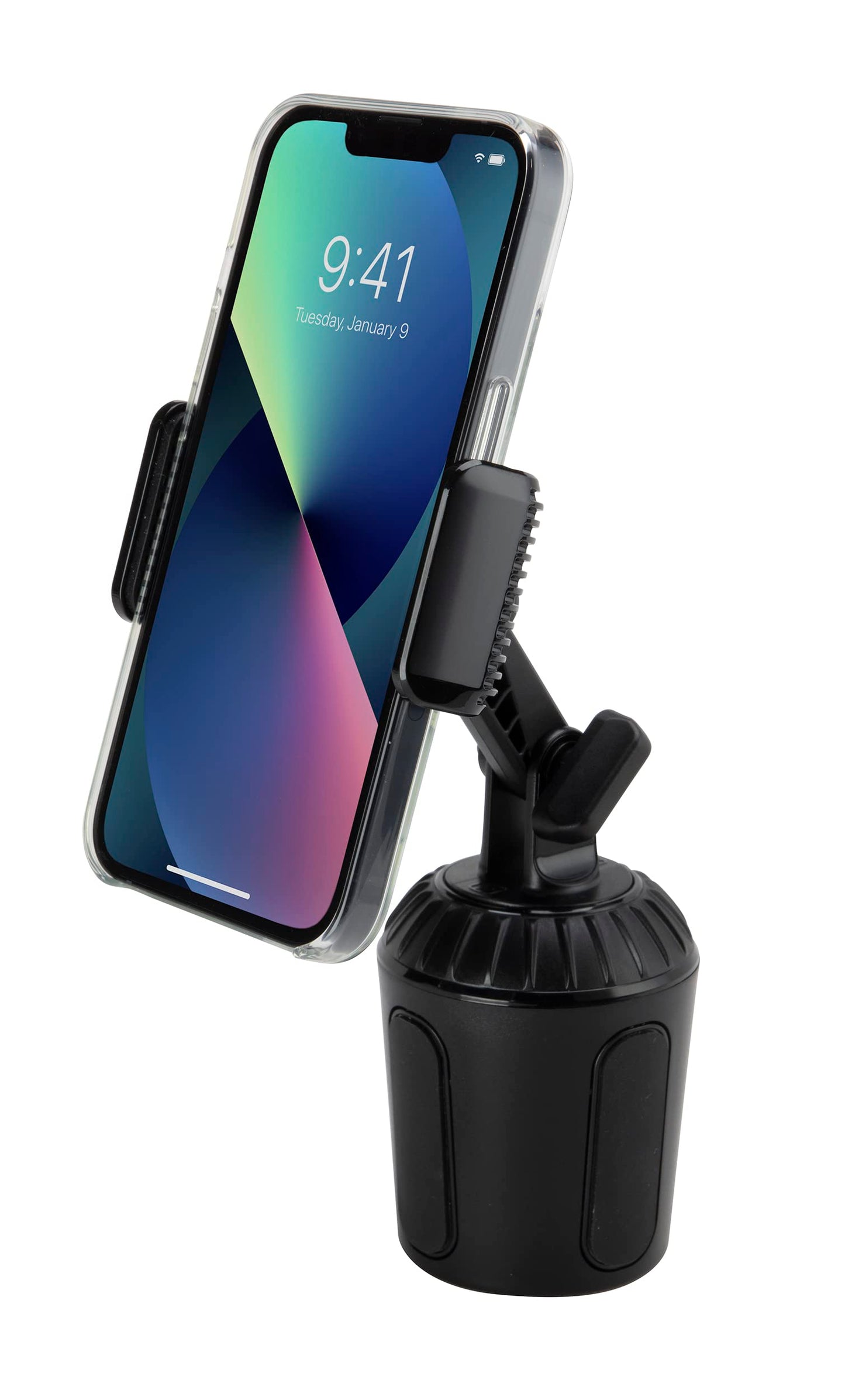 Scosche SUFMPS-SP Universal Cell Phone Stand and Holder with Non-Slip Cradle, Foldable, Adjustable Non-Magnetic Mount for Home Office Desk or Travel Compatible with iPhone, Tablet and All Devices