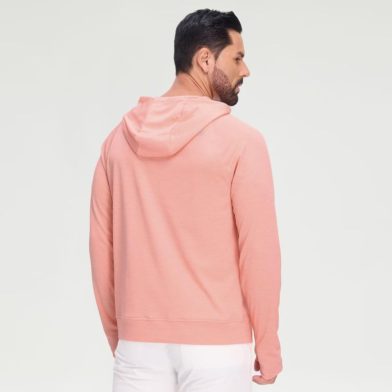 M MAELREG Hoodies for Men Golf Athletic Texture Sweatshirts Feather Weight Dry Fit Performance Midlayer Mens Hoodies Pullover