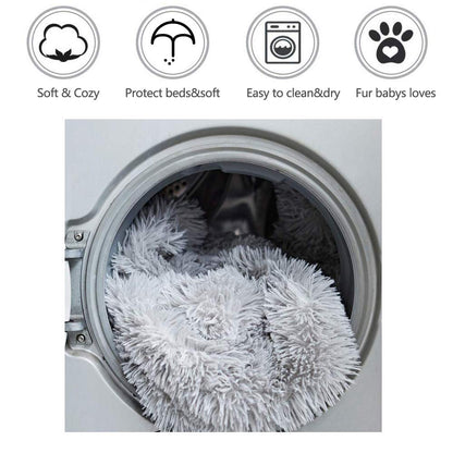 CHMMY Fluffy Dog Blanket, Soft Cat Blanket, Fleece Blanket, Washable Dog Blankets for Sofas, Soft Warm Mat for Pets, Dogs, Cats, Puppies 75 x 100 cm