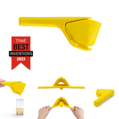 Dreamfarm Original Lemon Fluicer Easy-Squeeze Fold-Flat Citrus Juicer - 10 Inch, Suits Lime & Lemon
