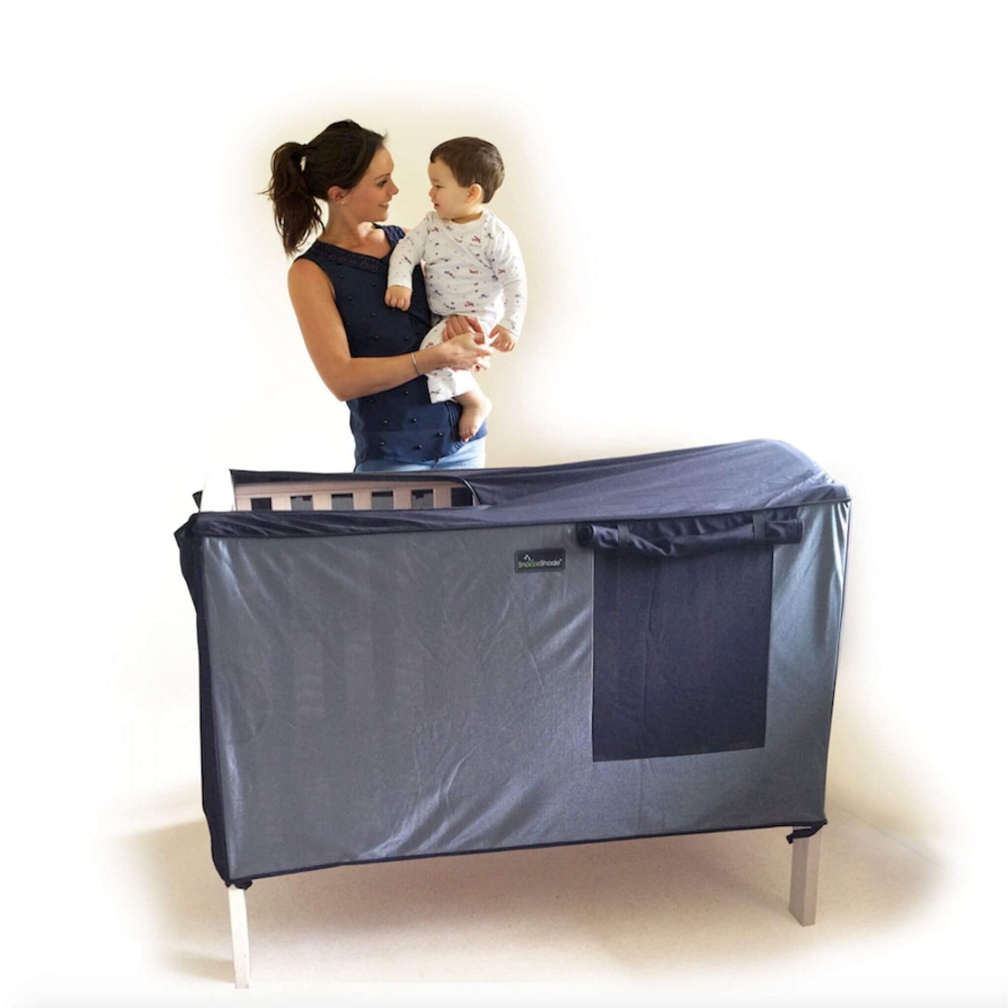 SnoozeShade Cot Bed Blackout Canopy and Sleep Cover Universal Fit 140x70cm Air-Permeable Mosquito Net for Babies and Toddlers