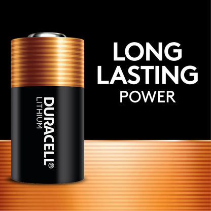 Duracell CR123A 3V Lithium Battery, 12 Count (Pack of 1), 3 Volt High Power for Home Safety, Security Devices, Flashlights, Smoke Alarms, Home Automation