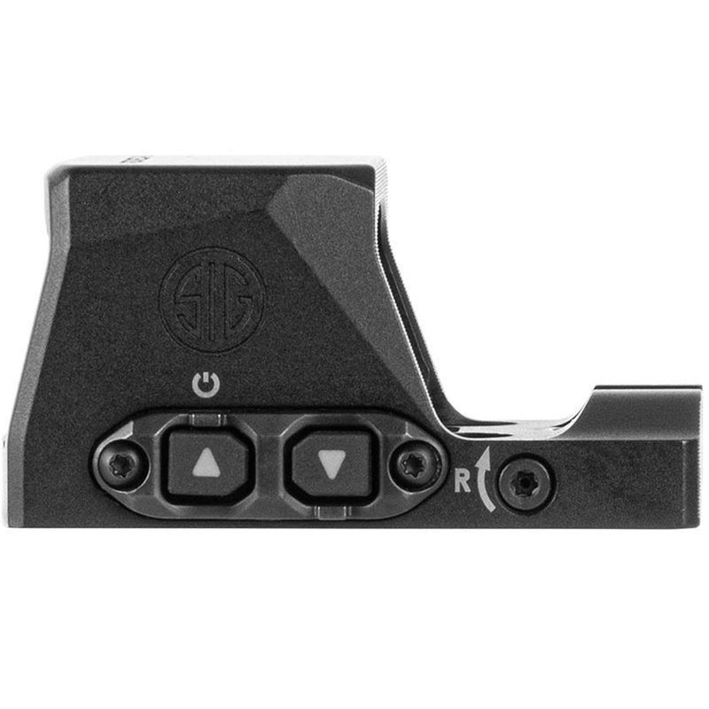 SIG SAUER Romeo-X PRO Pistol-Mounted Reflex Sight | Rugged Durable Aluminum Lightweight Waterproof MOTAC Open Sight with 15 Illumination Settings, Black, 2 MOA / 32 MOA Red Circle Dot