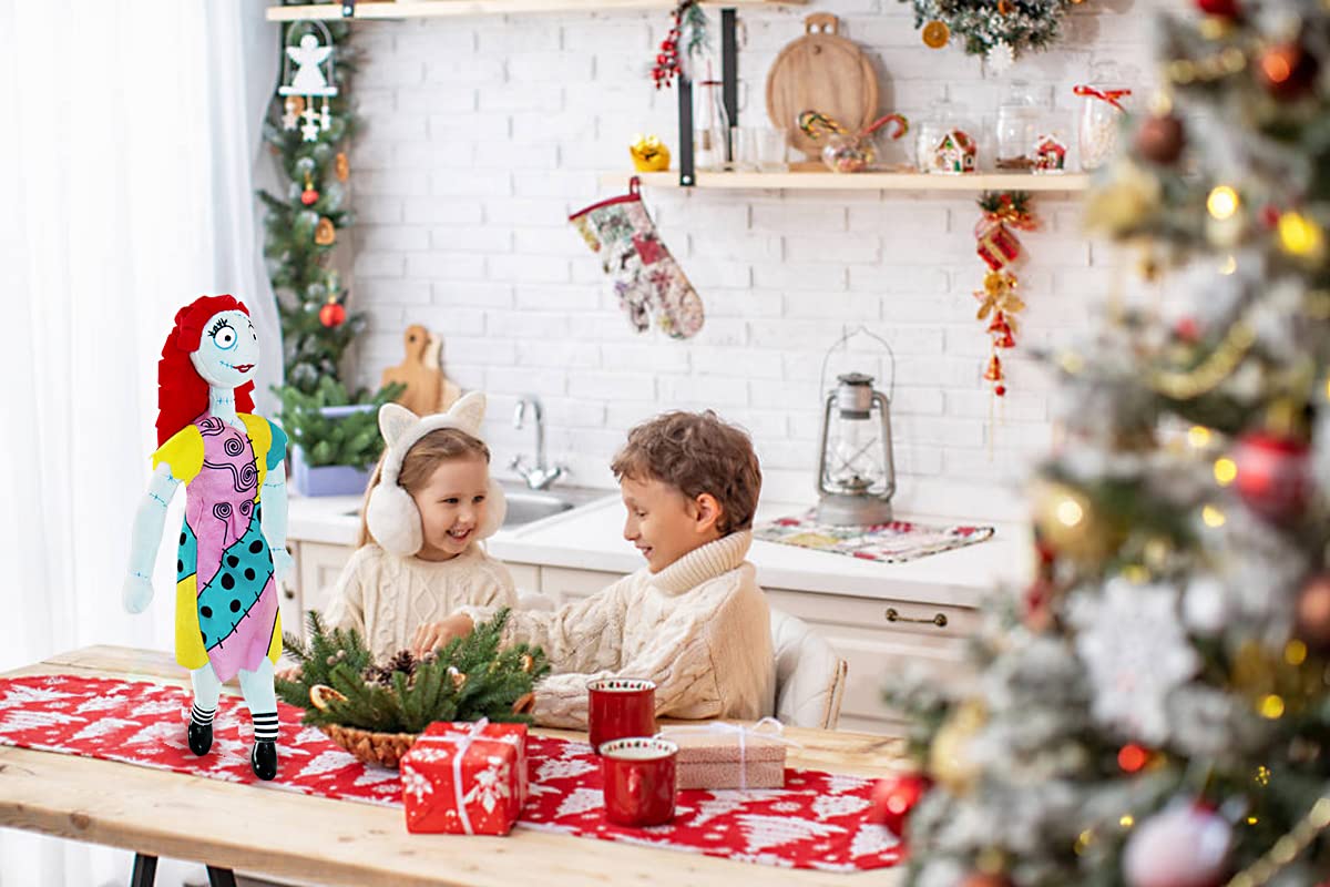 illuOKey Nightmare Moon Plush Doll, Premium Animated Stuffed Doll Inspired by Sally, Cute Baby Doll for Pumpkin King Plush Collectors, 20-inch