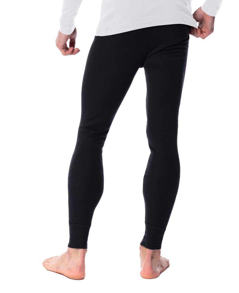 AMERICAN HEAVEN Mens Base Layer Long Pants | 100% Cotton Thermal Leggings | Multi Pack Colors