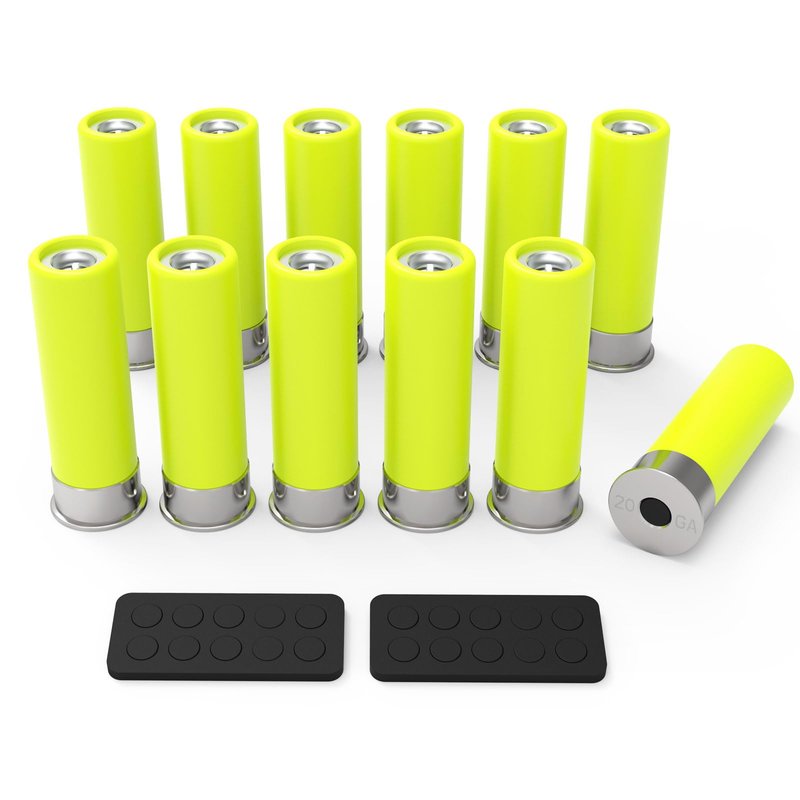 Artemis 20GA Snap Caps Dummy Rounds - Closed Weight & Precise Size for Safe Firearm Training, Fault Diction Test and Dry Fire Practice 12 Pack