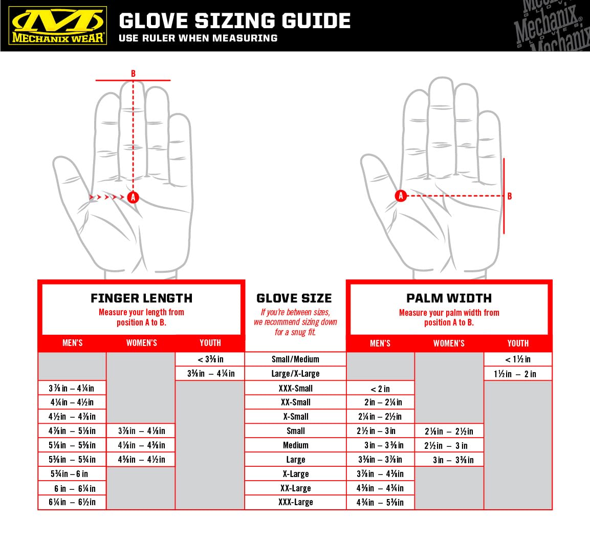 Mechanix Wear - Original Work Gloves (Large, Black)
