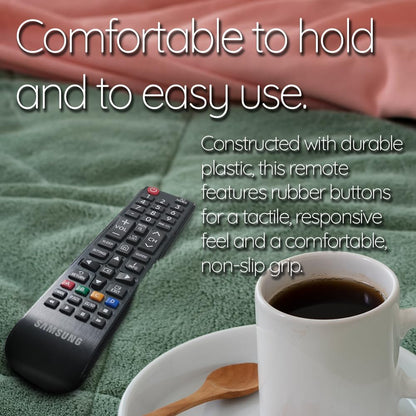 Ceybo Original Solar Voice Remote Control Replacement with YouTube Netflix Shortcut for Samsung Smart TVs, Compatible with Neo QLED 8K, QLED (BN59-01480A)