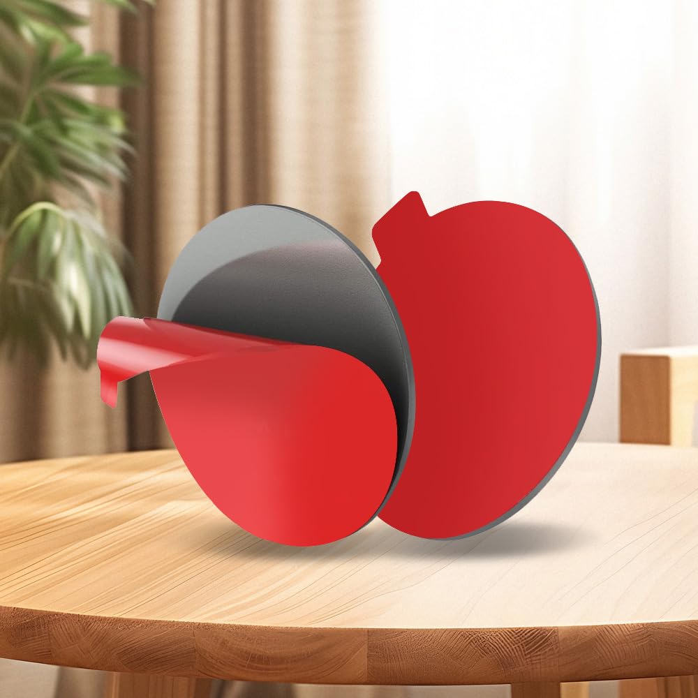 2-Pack 70mm/2.76" Adhesive Sticky Pads for Phone Holders Car Mounts, Heat-Resistant Super Strong Double-Sided Very High Bond Mounting Tape Sticker for Car Dashboard & Windshield