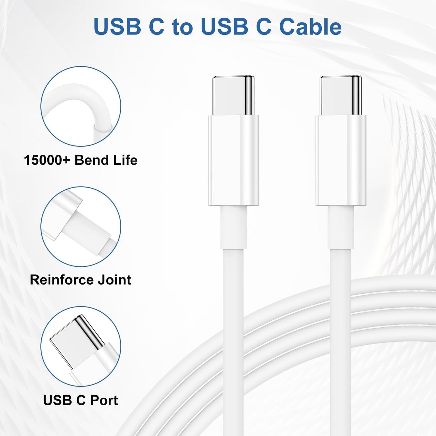2 PACK 25W Samsung Phone Fast Charger USB C Plug and Cable USBC to Type C 1M for Samsung Galaxy Charging S24/S23 Ultra/S22/S21/S20 FE/A54/A53/A55/A52s/A34/A33/A35/A32/A14/A15/A13/A12/A16/A20E