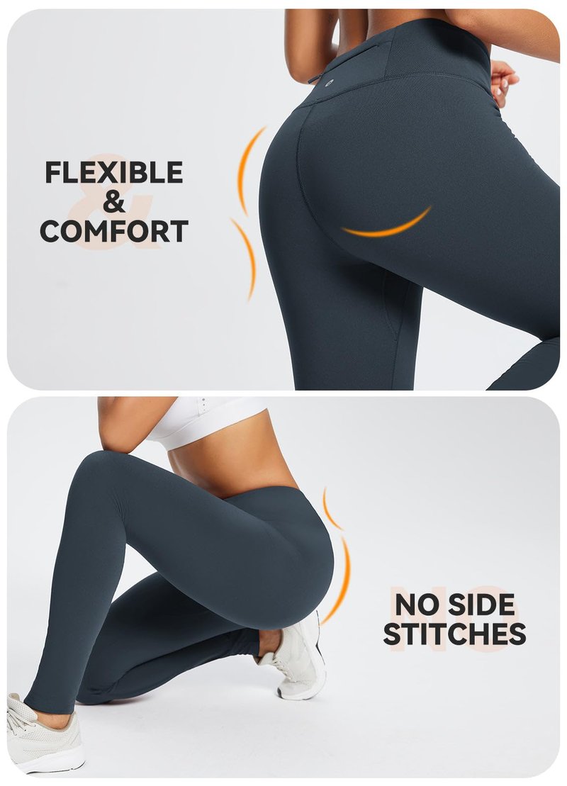 baleaf Fleece Lined Leggings for Women Water Resistant Thermal Hiking Pants Running Gear Skiing Tights Cold Weather Dark Grey M