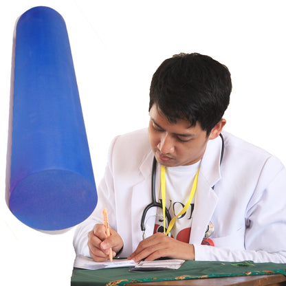 Foam Roller Back Leg Muscle Pain - Small Size Medium Density EVA Muscle Recovery Roll Ø3.75"x18" for Physical Therapy, Helps as Spine Cracker Stretcher