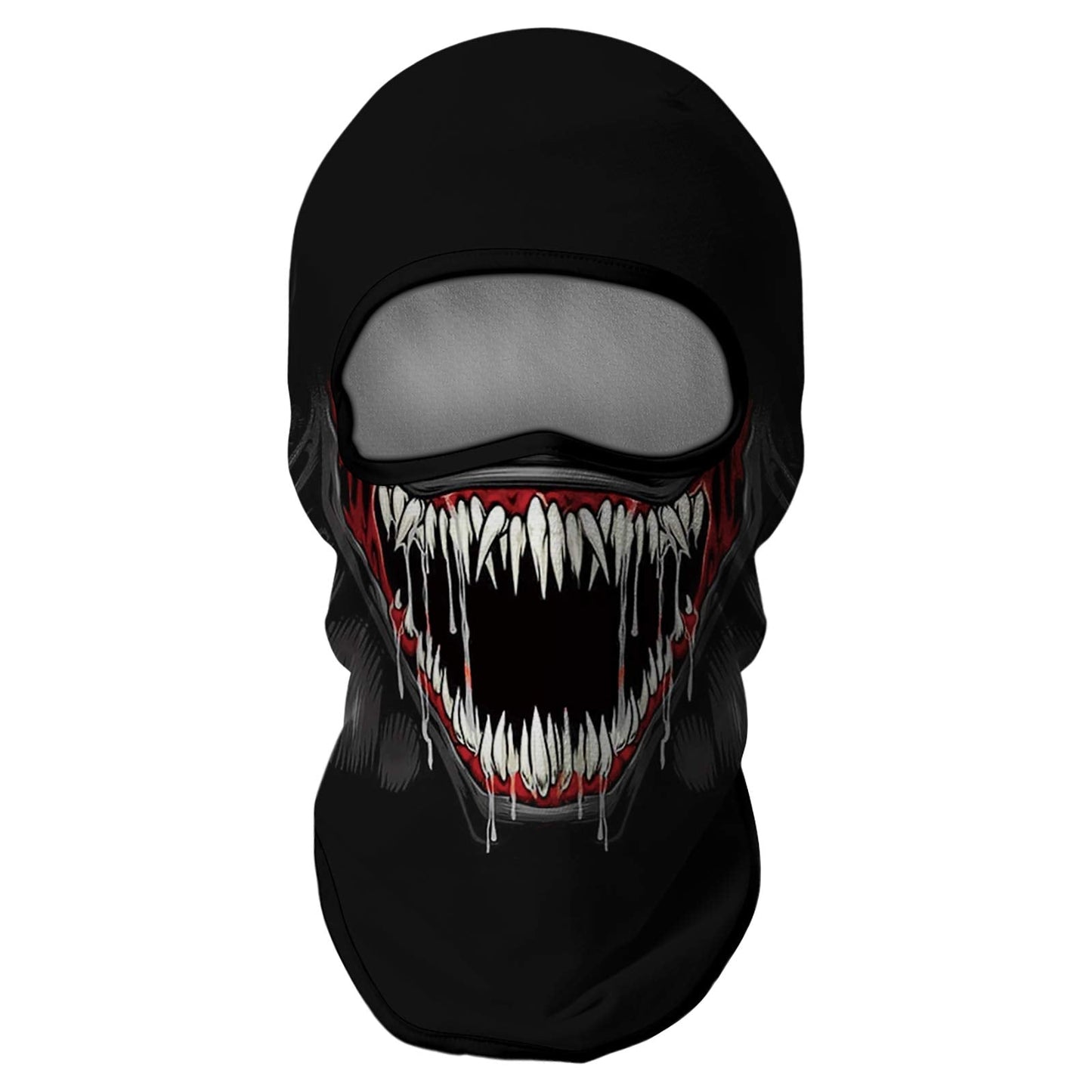 Venswell 3D Balaclava Ski Mask Cool Skull Animal Full Face Mask Cycling/Motorcycle/Halloween Ht-Open Teeth-1