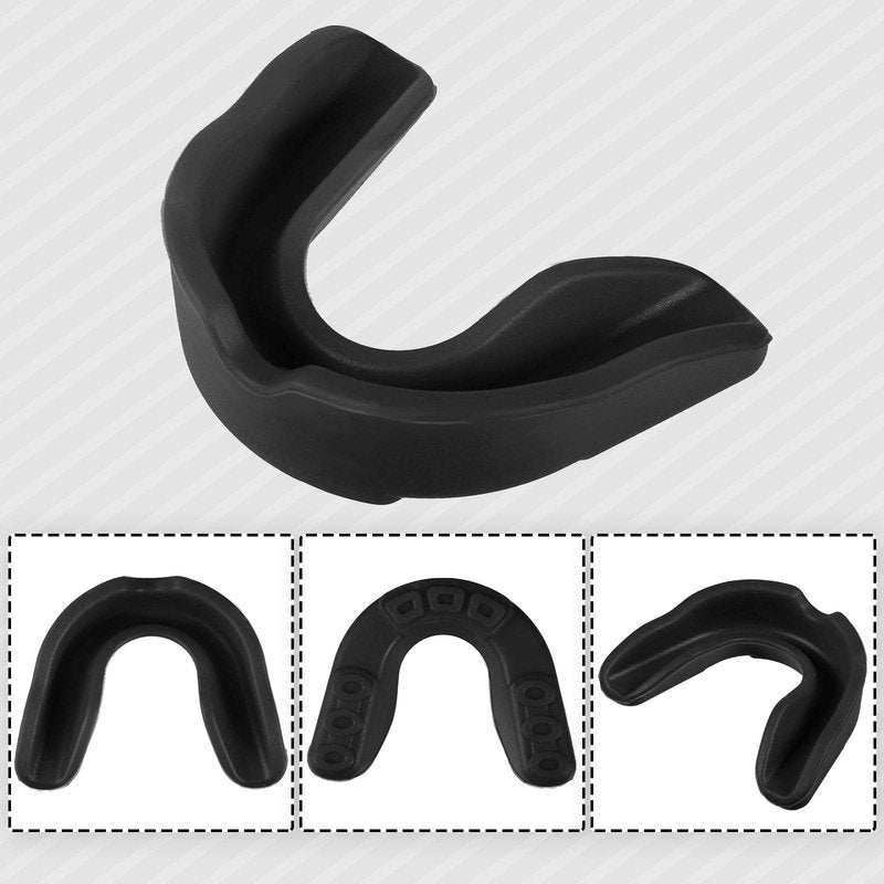 Frienda 50 Pcs Football Mouth Guards Bulk Youth Football Mouthpiece Sports Athletic Mouthguard Teeth Guard for Hockey Karate Basketball Boxing Lacrosse Rugby(Black)