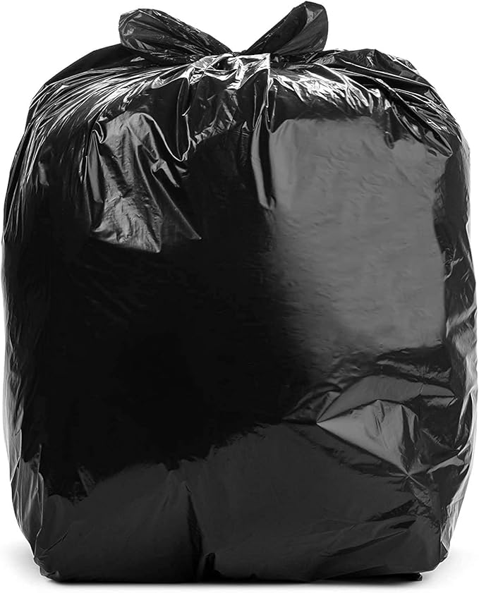 Aluf Plastics - 3 Ply Trash Bags, 44 Gallon, 1.25 Mil