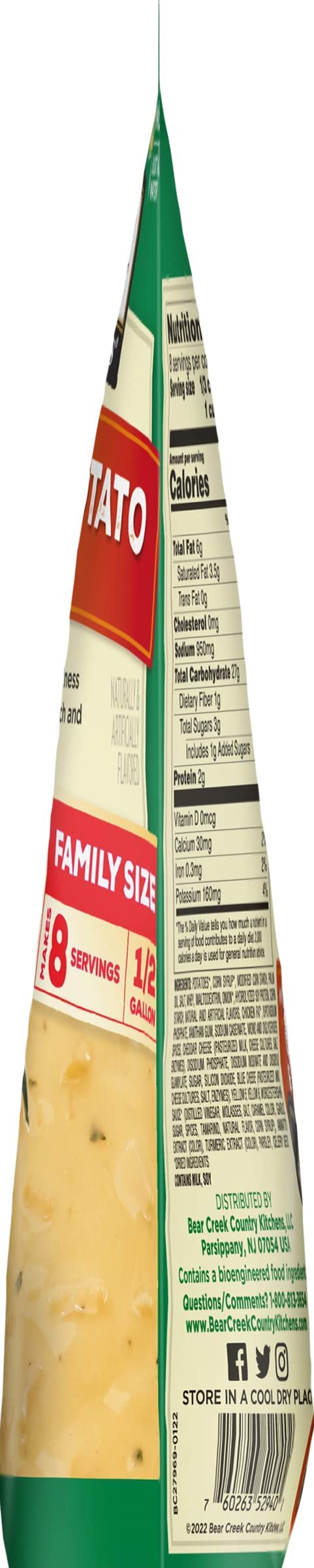 Bear Creek Soup Mix, Cheddar Potato, 11.5 Ounce