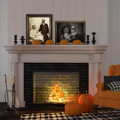 Halloween Decorations, 12 Pieces Laminated Halloween Gothic Decor Poster Frames Durable Haunted House Creepy Portraits Pictures Spooky Home Decor