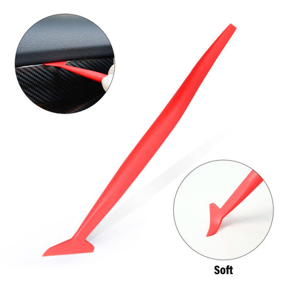Gomake Vehicle Vinyl Wrap Window Tint Film Tool Kit Include 4 Inch Felt Squeegee, Retractable 9mm Utility Knife and Blades, Zippy Vinyl Cutter and Mini Go Corner Squeegee for Car Wrapping