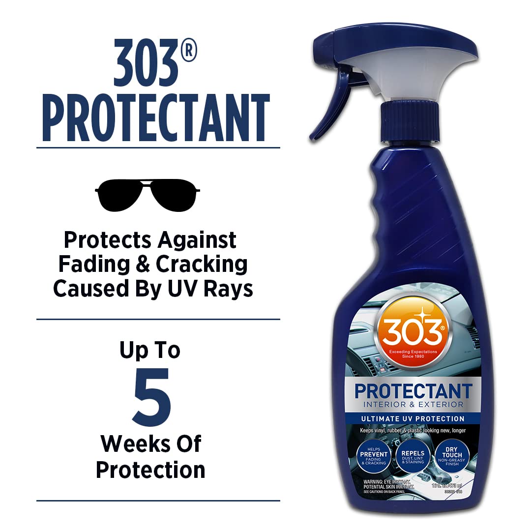 303 Automotive Protectant for Vinyl, Plastic & Rubber, 16 oz