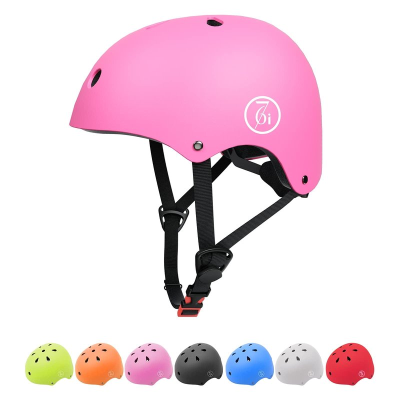 67i Bike Helmet for Adults Scooter Skateboard Helmet Cycling Bicycle Helmets for Men Women Youth Lightweight Adjustable for Multi-Sports Skateboarding with 11 Vents (L, Pink)