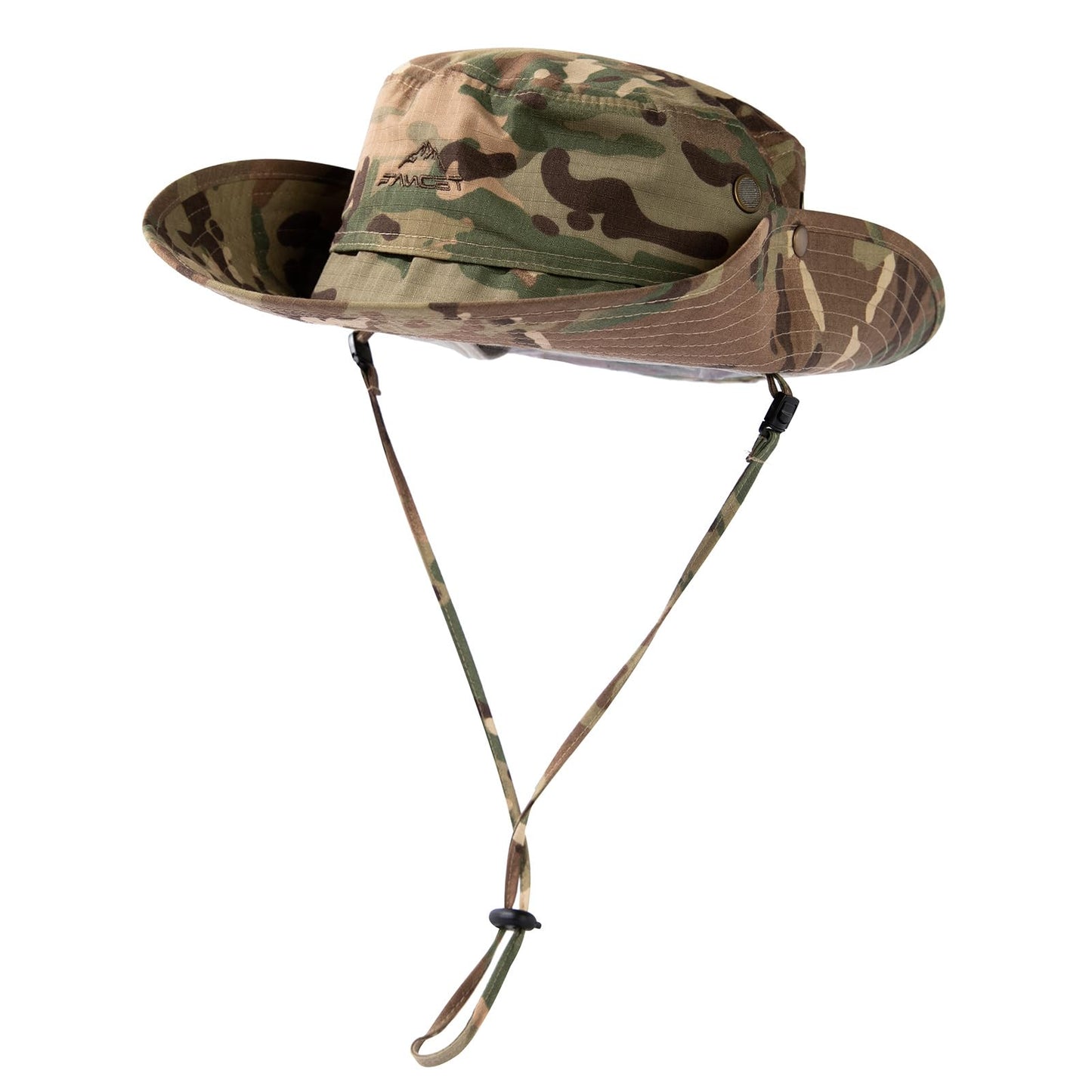 Comhats UPF 50 Sun Hats for Men Wide Brim Summer Safari Fishing Hiking Boonie Waterproof Camo Army Green Large X-Large XL L Oversized