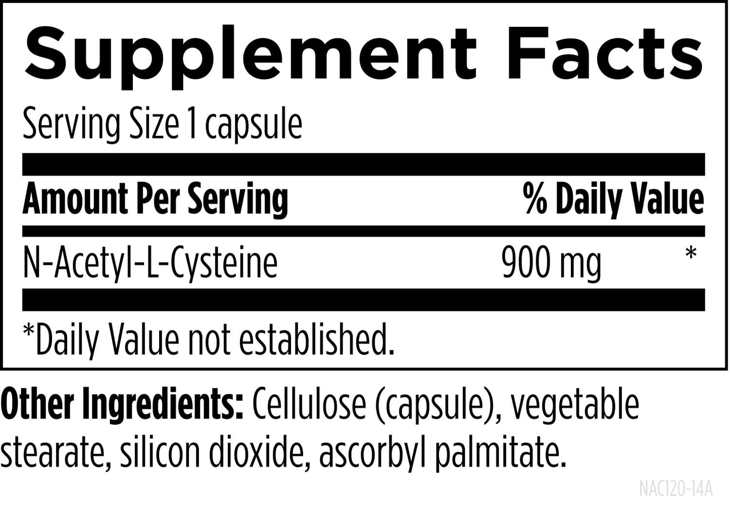 Designs for Health NAC - 900mg N-Acetyl-L-Cysteine, Antioxidant Glutathione Precursor - Detox + Workout Recovery Support - Non-GMO + Gluten Free Supplement (120 Capsules)