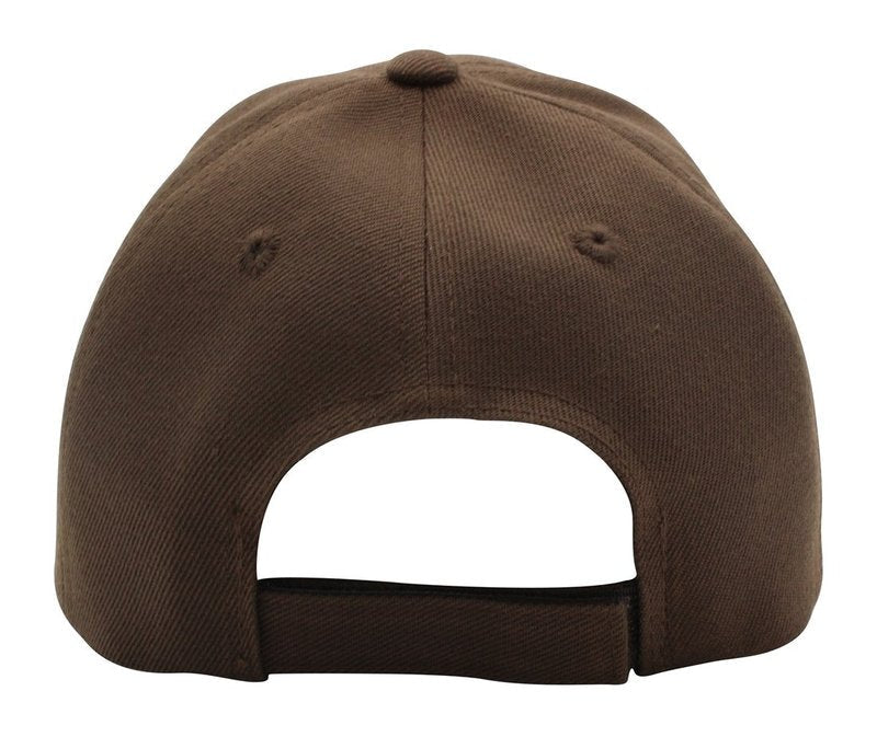 Baseball Cap Hat Men Women - Classic Adjustable Plain Blank, DBR Dark Brown