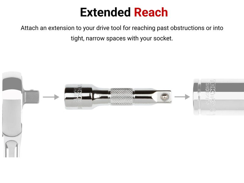 TEKTON 3/8 Inch Drive x 6 Inch Extension | SHA11106