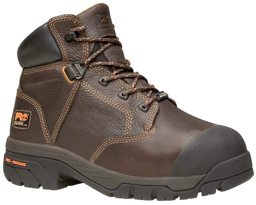 Timberland PRO Men's Helix 6" Composite Safety Toe Internal Metguard Boot, Brown, 10 W US