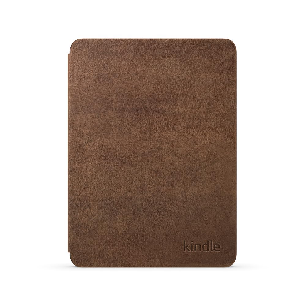 Amazon Kindle Paperwhite and Amazon Kindle Colorsoft Case, Lightweight and Water-Safe, Foldable Protective Cover – Premium Leather