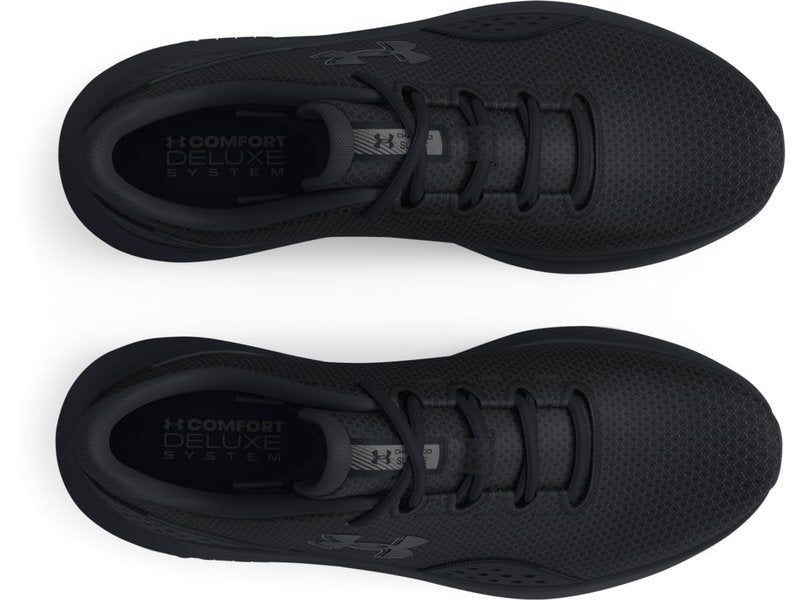 Under Armour Men's Charged Surge 4, (002) Black/Black/Black, 9, US