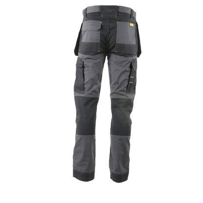 DEWALT Men's Fairhaven Pro-Stretch, Slim Fit, Holster Pocket Work Trousers, Grey, W32/L31