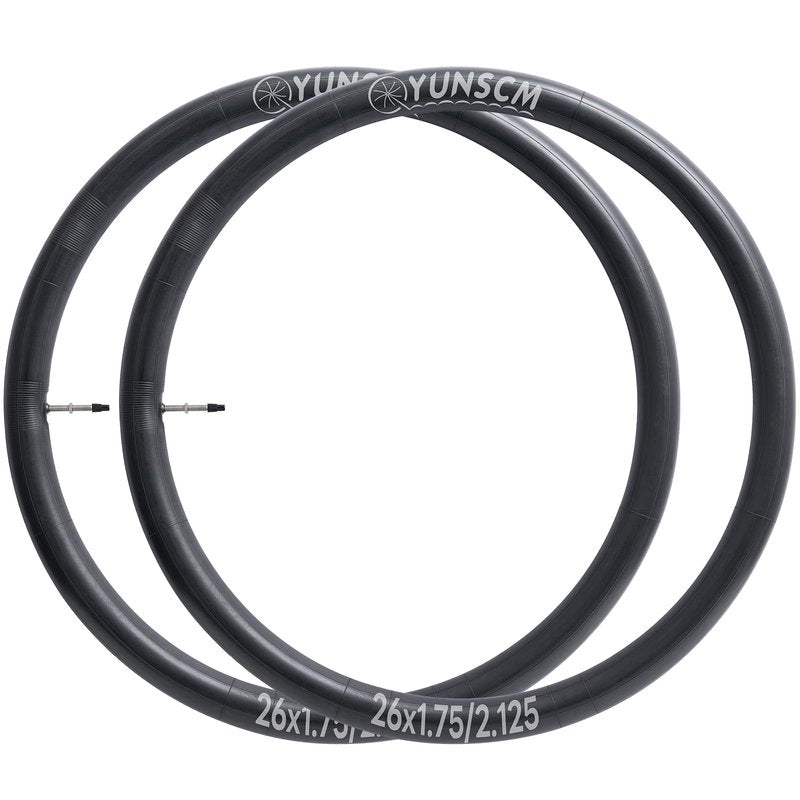2-PCS 26" Bike Tubes 26 x 1.75/2.125 FV48mm Presta Valve Inner Tubes 26 Bicycle Inner Tubes Compatible with 26x1.75 26x1.90 26x1.95 26x2.0 26x2.10 26x2.125 Bike Tire Tubes