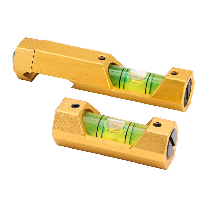 Hawthy Scope Leveling Kit Scope Bubble Level Magnetic Level (Gold)