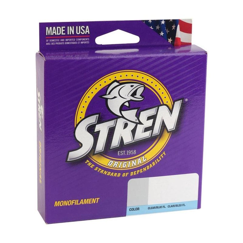Stren Original Monofilament Fishing Line, Clear/Blue Fluorescent, 20lb | 9kg, Suitable for Freshwater Environments