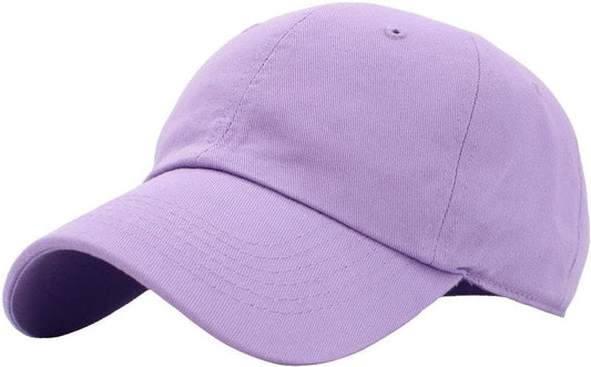 KBETHOS® Classic Cotton Adjustable Low Crown Cotton Baseball Cap, Lavender