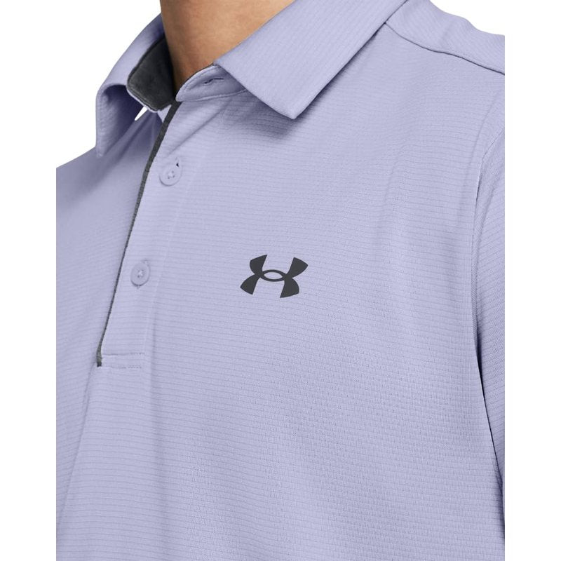 Under Armour Men's Tech Golf Polo, (539) Celeste / / Pitch Gray, 3X-Large