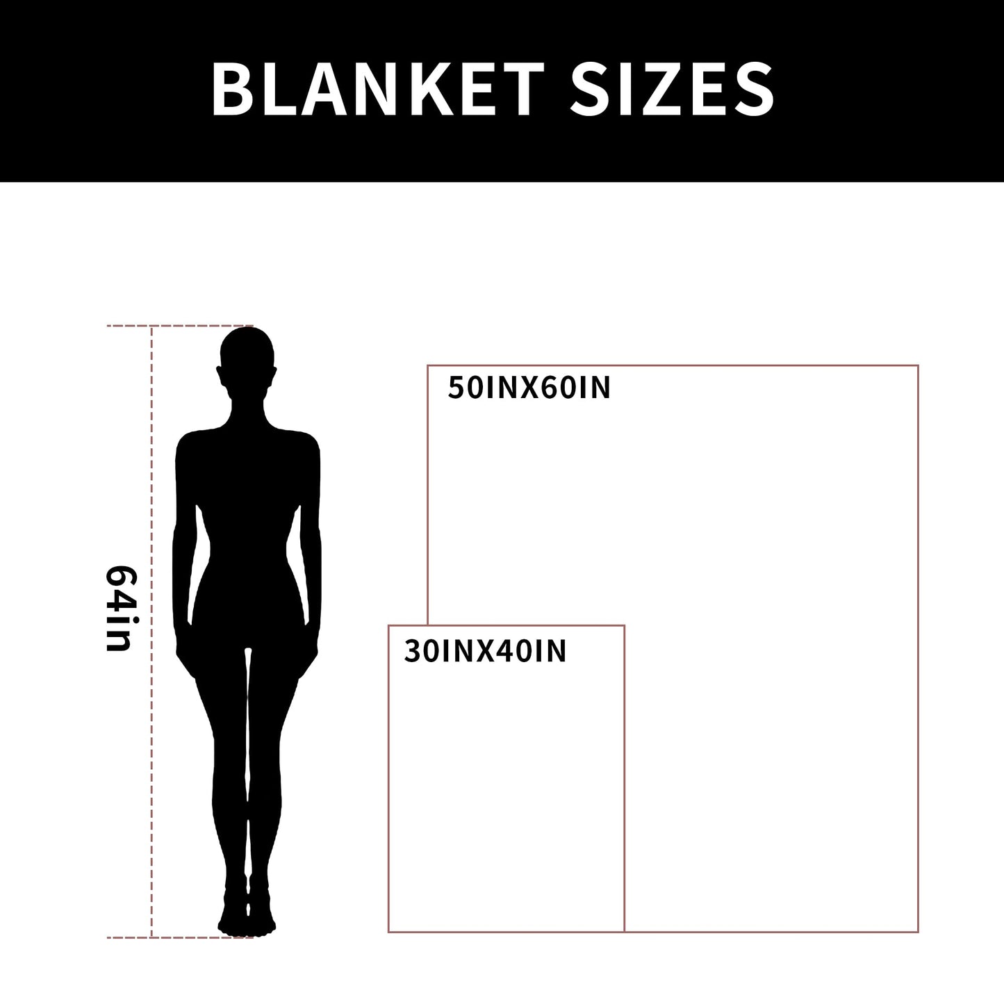 JOOJA Halloween Decor Soft Cozy Kid Blanket for Bed Couch Sofa 50x60 Inch Black Ghost