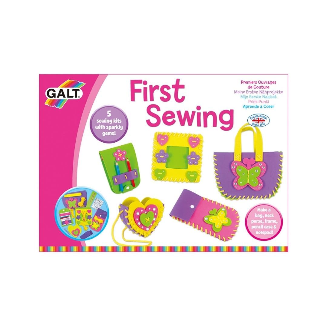 Galt Toys, First Sewing Kit for Kids, Learn to Sew DIY Craft Kit, Ages 5+