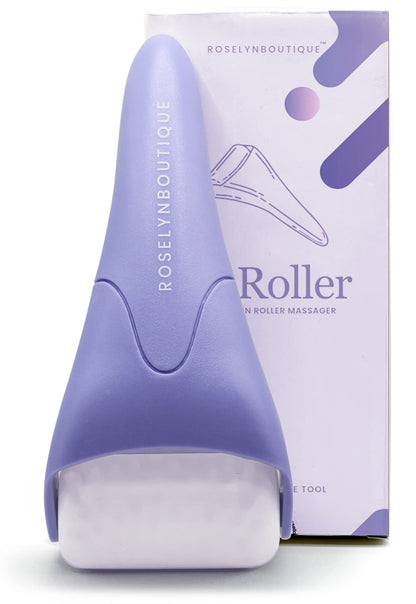 ROSELYNBOUTIQUE Ice Roller for Face Wrinkles Fine Lines Puffiness Stick Massager Facial Skin Care Tools Self Care Gifts for Men Women (Green)