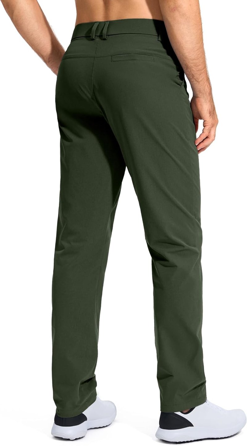 Men's Golf Pants - Stretch Lightweight Quick-Dry Trousers with Pockets | Sizes 30/32/34