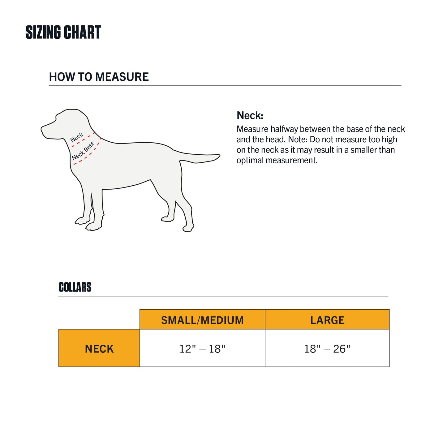 Carhartt Fully Adjustable Nylon Webbing Collars for Dogs, Reflective Stitching for Visibility, Black (Nylon Webbing), Medium