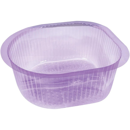 ForPro Professional Collection Universal Pedi Bath Liners - 50% THICKER - Fit Footsie Bath, Disposable Pedicure Foot Tub Liners for Foot Spa Basins & Foot Bath Soaks, Clear, 100-Count