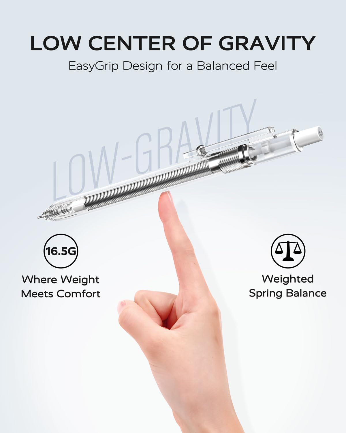 Four Candies Gel Pens, 5 Pcs 0.7mm Quick Dry Black Ink Pen Fine Point Smooth Writing Unique Pen, Office Home School Supplies Essentials Fun Pretty Cute Pens Gifts for Girl Women(Gradient)