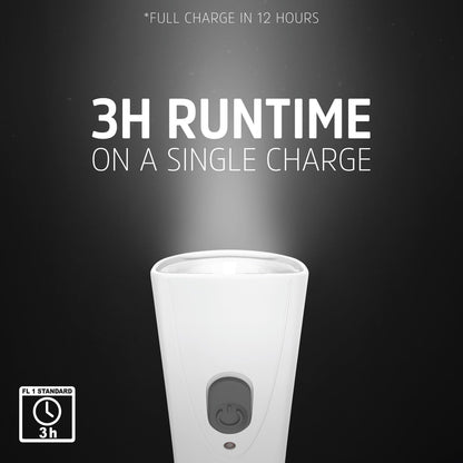 Energizer Weatheready Rechargeable Flashlights for Home, Pack of 3, Emergency Flashlight for Hurricane Supplies, Survival Kits, Power Outages, LED Flash Light with Convenient Plug-in Design