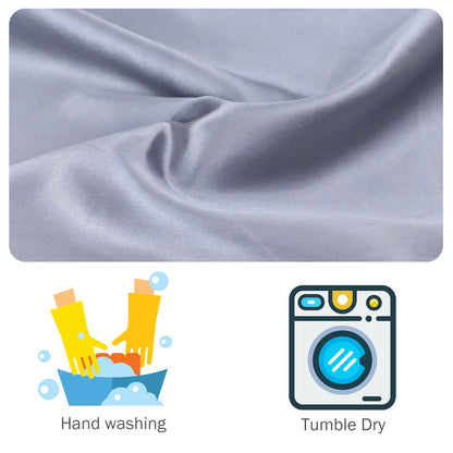 2 Pack Dust Bags for Handbags Silk Dust Cover Bag for Handbags Purses Shoes, Dustproof Drawstring Bag Travel Storage Pouch (Grey)