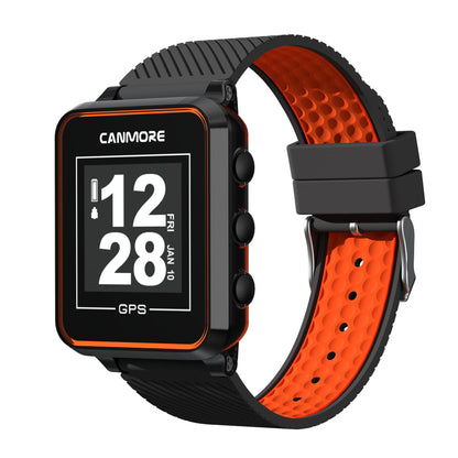 CANMORE TW-353 GPS Golf Watch - Key Course Data and Score Sheet on Your Wrist - 38,000+ Free Courses Worldwide and Growing - 4ATM Waterproof - 1-Year Warranty