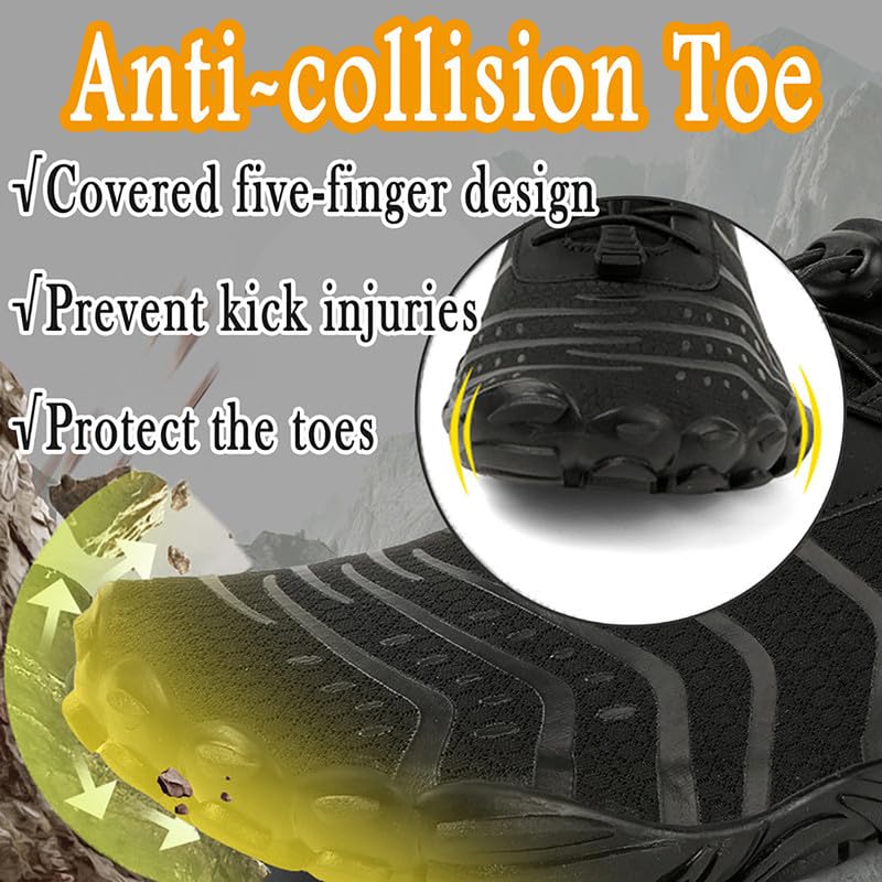 Barefoot Shoes Men Women Minimalist Shoes Zero Drop Workout Cross-Trainer Hiking Water Wide Toe Box Grounded Footwear Weightlifting Walking White