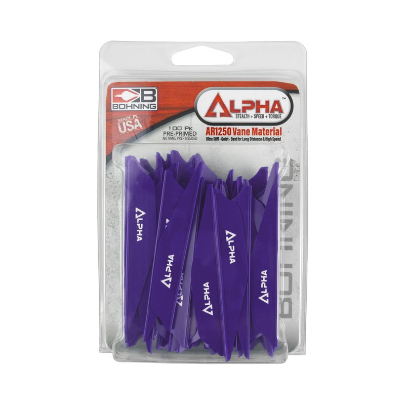 Alpha AR 1250 Vane, 2.8", Purple, 100pk