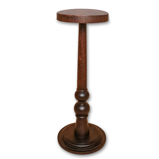 HOMORA DIY Wooden Plant Stand – Rustic Tall Side Table with Easy Assembly – Vintage Accent Table for Living Room, Bedroom, Office, Christmas, New Year, Thanksgiving
